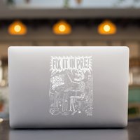 Fix It In Pre Skeleton Computer Bones Funny Permanent Decal Sticker