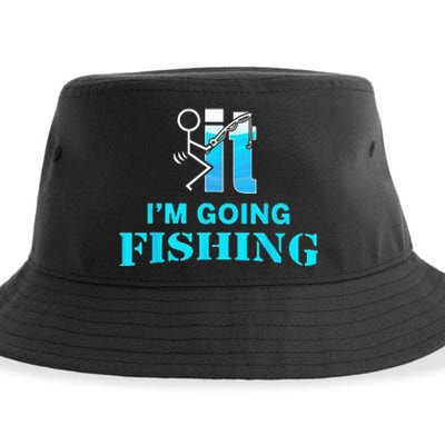 Fuck It I'm Going Fishing Sustainable Bucket Hat