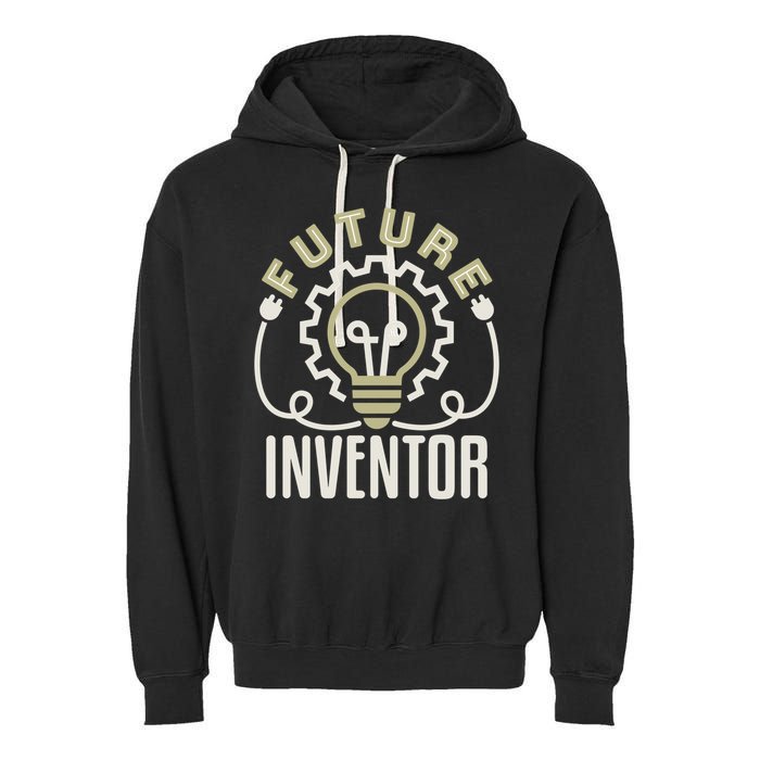 Future Inventor Inventing Innovator Artificial Intelligence Gift Garment-Dyed Fleece Hoodie
