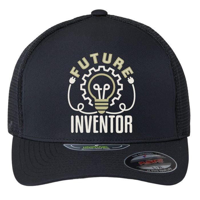 Future Inventor Inventing Innovator Artificial Intelligence Gift Flexfit Unipanel Trucker Cap