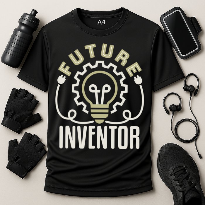 Future Inventor Inventing Innovator Artificial Intelligence Gift Performance Shirt