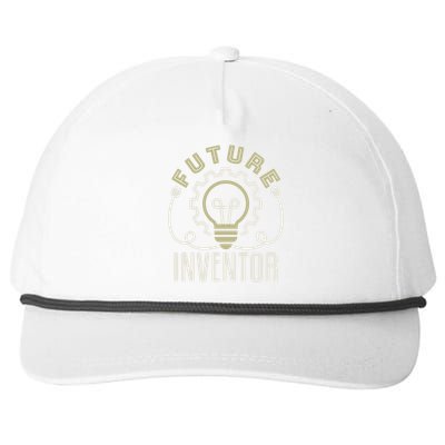 Future Inventor Inventing Innovator Artificial Intelligence Gift Snapback Five-Panel Rope Hat