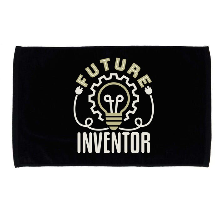 Future Inventor Inventing Innovator Artificial Intelligence Gift Microfiber Hand Towel