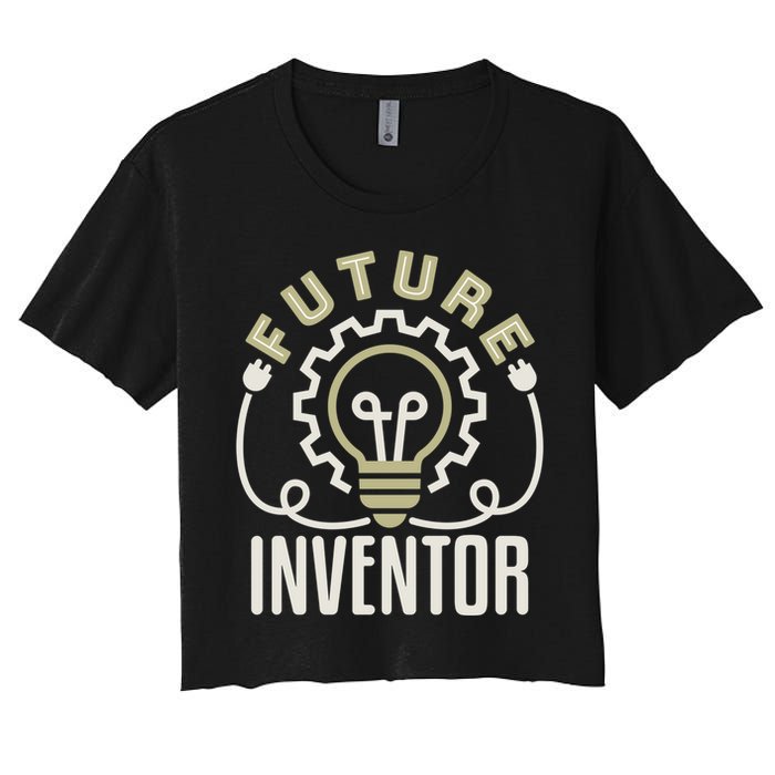 Future Inventor Inventing Innovator Artificial Intelligence Gift Crop Top
