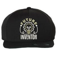 Future Inventor Inventing Innovator Artificial Intelligence Gift Wool Snapback Cap
