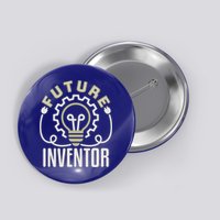 Future Inventor Inventing Innovator Artificial Intelligence Gift Button