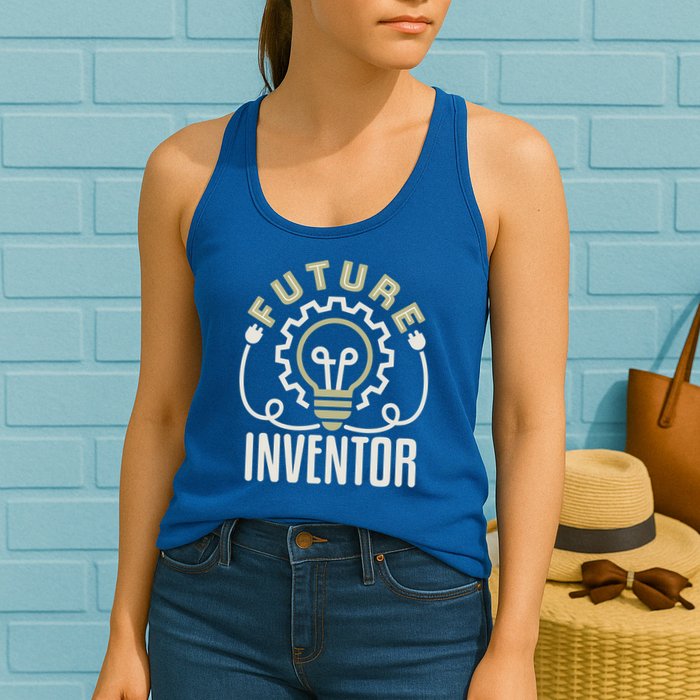 Future Inventor Inventing Innovator Artificial Intelligence Gift Womens Tank Top
