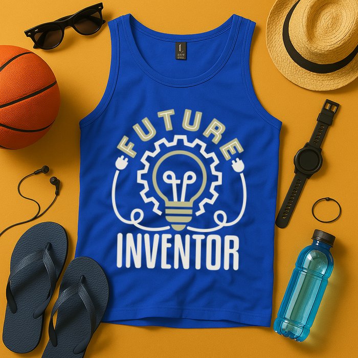 Future Inventor Inventing Innovator Artificial Intelligence Gift Tank Top