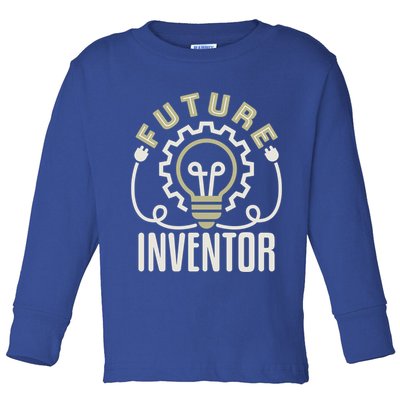 Future Inventor Inventing Innovator Artificial Intelligence Gift Toddler Long Sleeve Shirt