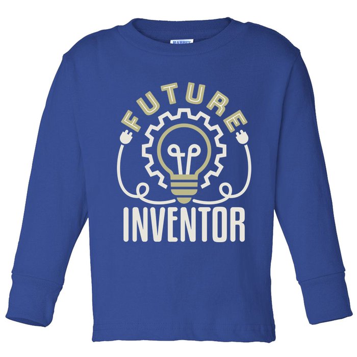 Future Inventor Inventing Innovator Artificial Intelligence Gift Toddler Long Sleeve Shirt
