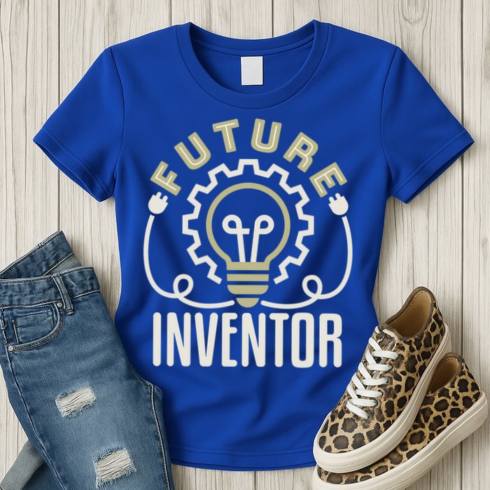 Future Inventor Inventing Innovator Artificial Intelligence Gift Womens T-Shirt