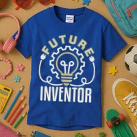 Future Inventor Inventing Innovator Artificial Intelligence Gift Kids T-Shirt