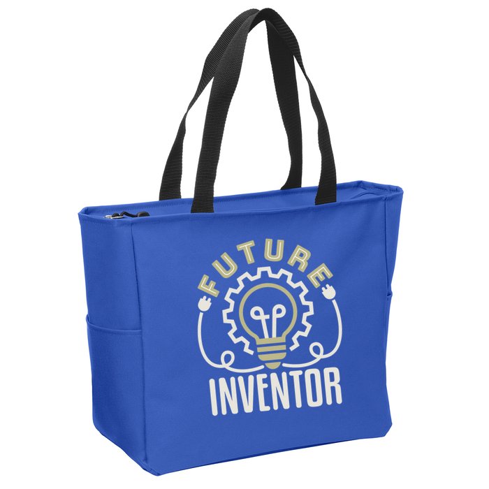 Future Inventor Inventing Innovator Artificial Intelligence Gift Zip Tote Bag