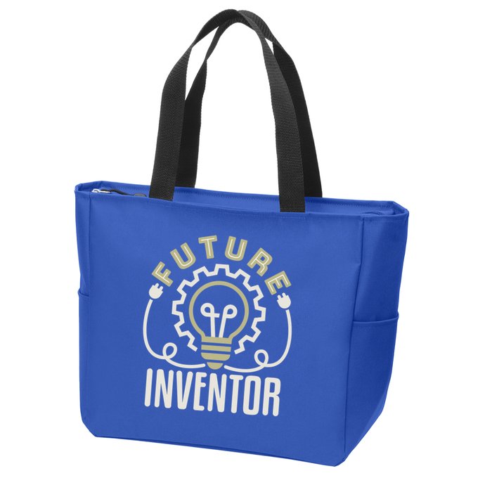 Future Inventor Inventing Innovator Artificial Intelligence Gift Zip Tote Bag