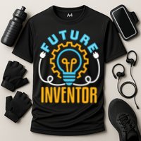 Future Inventor Inventing Innovator Creator Lightbulb Meaningful Gift Performance Shirt