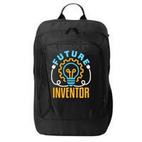 Future Inventor Inventing Innovator Creator Lightbulb Meaningful Gift City Backpack