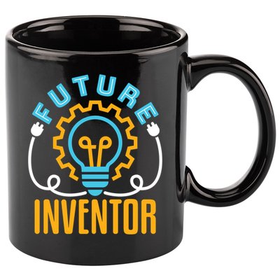 Future Inventor Inventing Innovator Creator Lightbulb Meaningful Gift 11oz C Handle Ceramic Mug