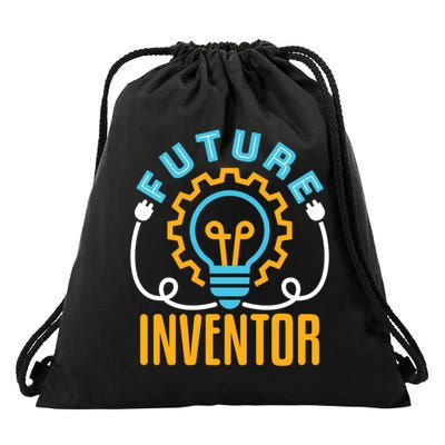 Future Inventor Inventing Innovator Creator Lightbulb Meaningful Gift Drawstring Bag