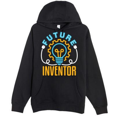 Future Inventor Inventing Innovator Creator Lightbulb Meaningful Gift Premium Pullover Hoodie