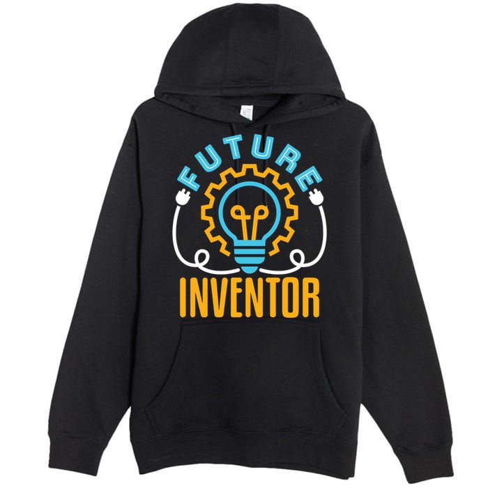 Future Inventor Inventing Innovator Creator Lightbulb Meaningful Gift Premium Pullover Hoodie