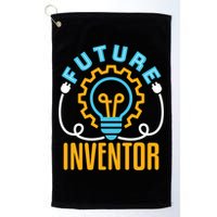 Future Inventor Inventing Innovator Creator Lightbulb Meaningful Gift Golf Towel