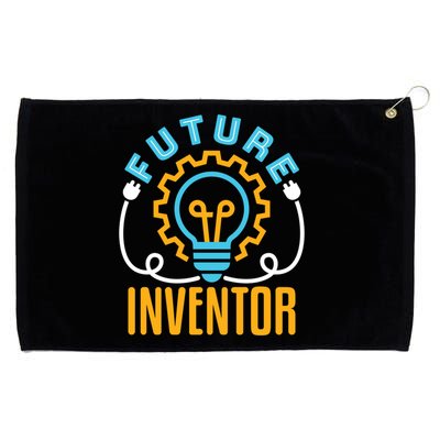 Future Inventor Inventing Innovator Creator Lightbulb Meaningful Gift Grommeted Golf Towel