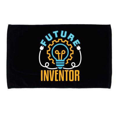 Future Inventor Inventing Innovator Creator Lightbulb Meaningful Gift Microfiber Hand Towel