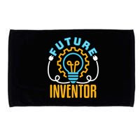 Future Inventor Inventing Innovator Creator Lightbulb Meaningful Gift Microfiber Hand Towel