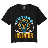 Future Inventor Inventing Innovator Creator Lightbulb Meaningful Gift Crop Top
