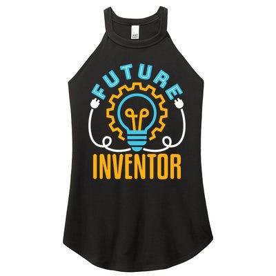 Future Inventor Inventing Innovator Creator Lightbulb Meaningful Gift Women's Perfect Tri Rocker Tank
