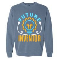 Future Inventor Inventing Innovator Creator Lightbulb Meaningful Gift Garment-Dyed Sweatshirt