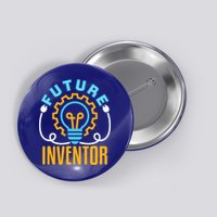 Future Inventor Inventing Innovator Creator Lightbulb Meaningful Gift Button