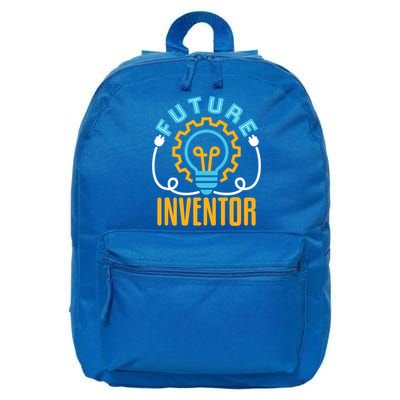 Future Inventor Inventing Innovator Creator Lightbulb Meaningful Gift 16 in Basic Backpack