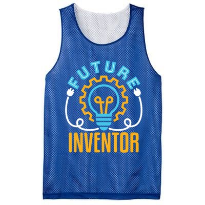 Future Inventor Inventing Innovator Creator Lightbulb Meaningful Gift Mesh Reversible Basketball Jersey Tank