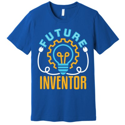 Future Inventor Inventing Innovator Creator Lightbulb Meaningful Gift Premium T-Shirt