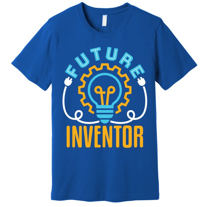 Future Inventor Inventing Innovator Creator Lightbulb Meaningful Gift Premium T-Shirt