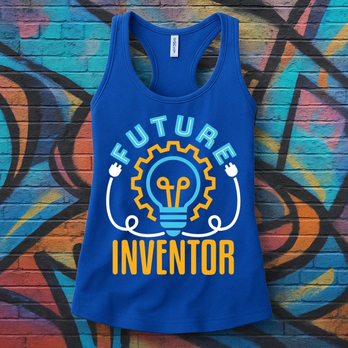 Future Inventor Inventing Innovator Creator Lightbulb Meaningful Gift Womens Tank Top