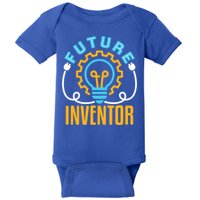 Future Inventor Inventing Innovator Creator Lightbulb Meaningful Gift Baby Bodysuit