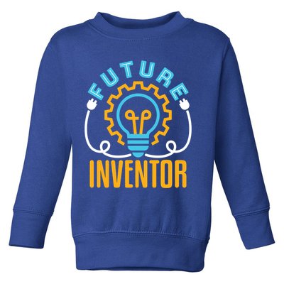 Future Inventor Inventing Innovator Creator Lightbulb Meaningful Gift Toddler Sweatshirt