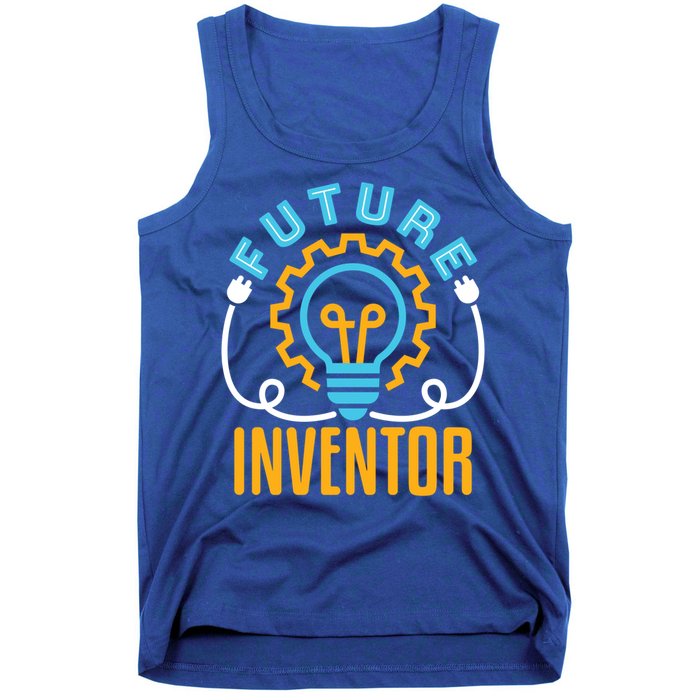 Future Inventor Inventing Innovator Creator Lightbulb Meaningful Gift Tank Top