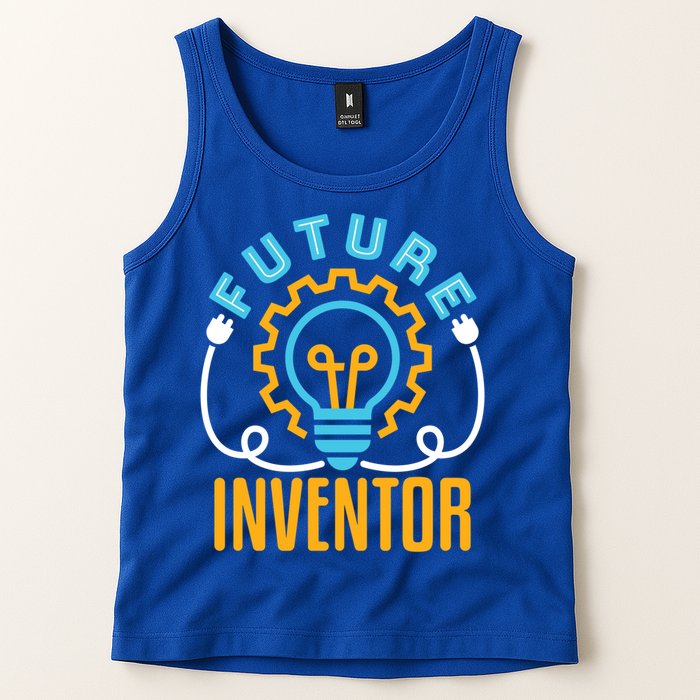 Future Inventor Inventing Innovator Creator Lightbulb Meaningful Gift Tank Top