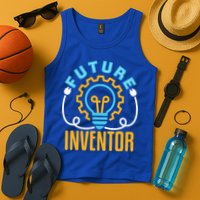 Future Inventor Inventing Innovator Creator Lightbulb Meaningful Gift Tank Top