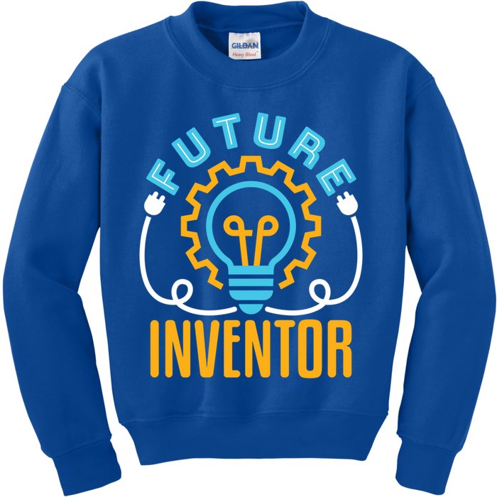 Future Inventor Inventing Innovator Creator Lightbulb Meaningful Gift Kids Sweatshirt