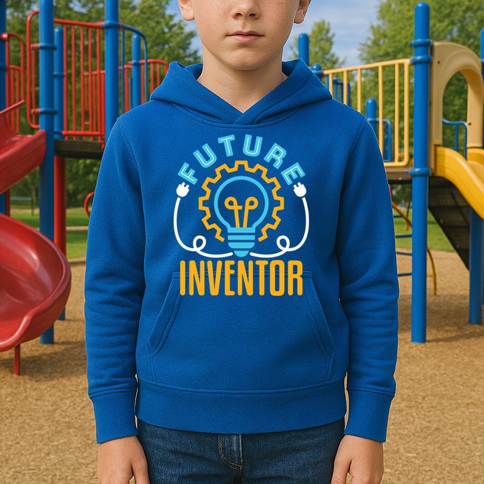 Future Inventor Inventing Innovator Creator Lightbulb Meaningful Gift Kids Hoodie