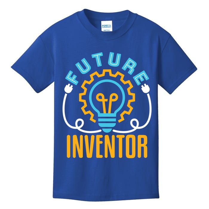 Future Inventor Inventing Innovator Creator Lightbulb Meaningful Gift Kids T-Shirt