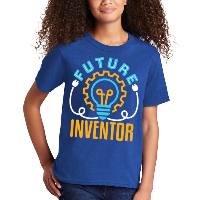 Future Inventor Inventing Innovator Creator Lightbulb Meaningful Gift Kids T-Shirt