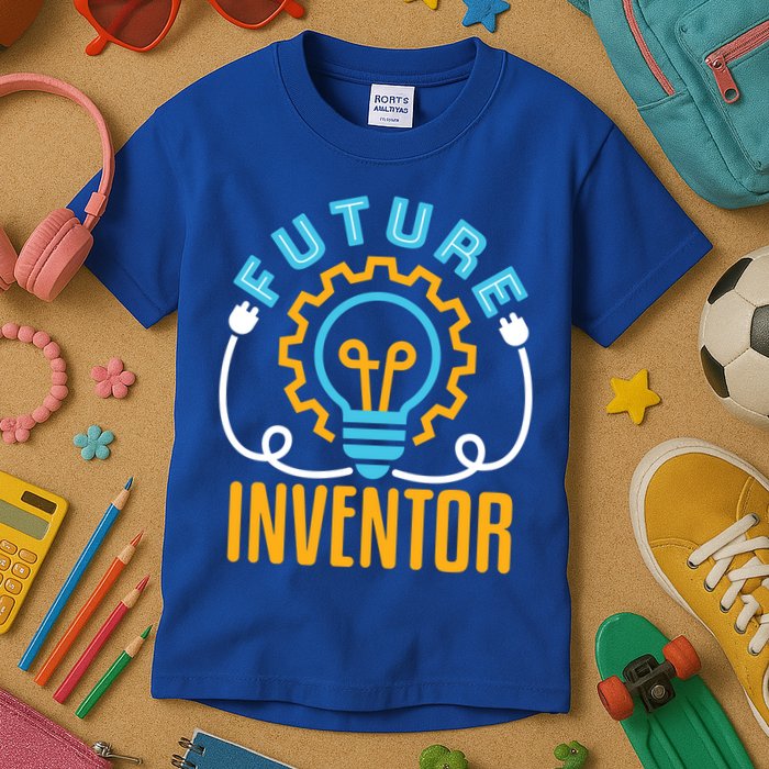Future Inventor Inventing Innovator Creator Lightbulb Meaningful Gift Kids T-Shirt