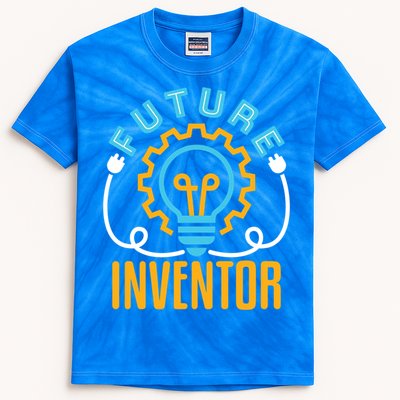 Future Inventor Inventing Innovator Creator Lightbulb Meaningful Gift Kids Tie-Dye T-Shirt
