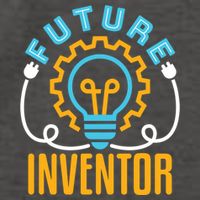 Future Inventor Inventing Innovator Creator Lightbulb Meaningful Gift Vector Backpack