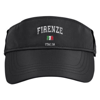 Firenze Italia Italy Vintage Athletic Sports Adult Drive Performance Visor
